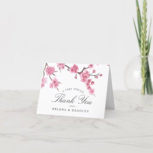 Cherry Blossom Bloom   Hochzeit Danke