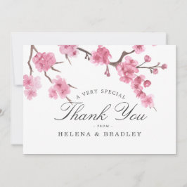 Cherry Blossom Bloom | Hochzeit Danke