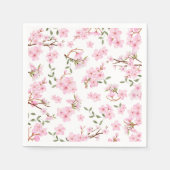 Cherry Blossom Bloom Paper Napkins Serviette (Vorderseite)