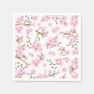 Cherry Blossom Bloom Paper Napkins Serviette