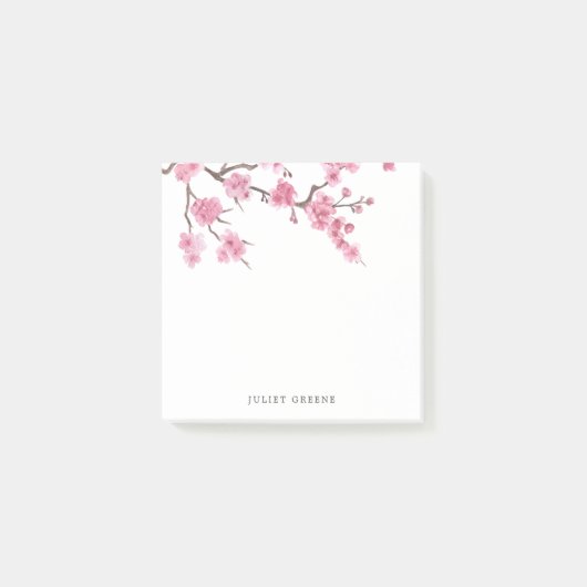 Cherry Blossom Bloom Post-it Klebezettel (Vorderseite)
