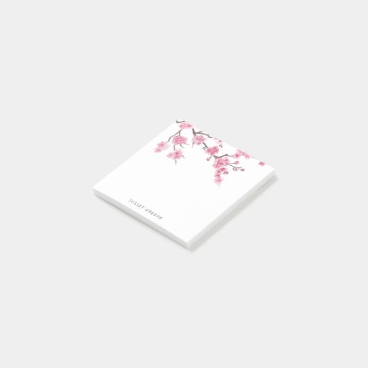 Cherry Blossom Bloom Post-it Klebezettel (angewinkelt)