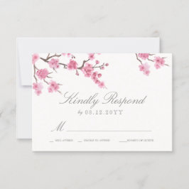 Cherry Blossom Bloom | Rosa Wedding RSVP