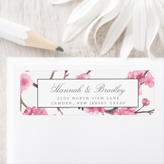 Cherry Blossom Bloom Rücksendeadresse (Insitu)