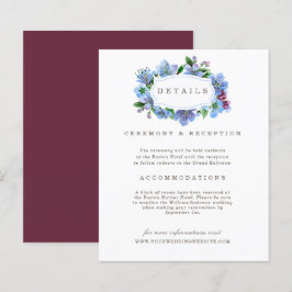 Cherry Blossom Blue Elegantes Budget Hochzeitsdeta