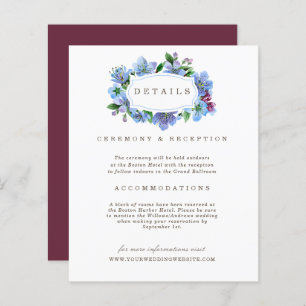 Cherry Blossom Blue Elegantes Budget Hochzeitsdeta