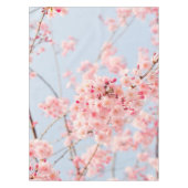 Cherry Blossom Blue Rose Lighthouse Route Deco Tischdecke (Vorderseite)