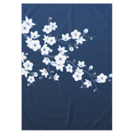 Cherry Blossom Blue White Tischdecke