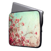 Cherry Blossom Blume Blumenrot 15" Laptop Case (Vorderseite Links)