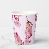 Cherry Blossom Blume Branches Pink 60. Geburtstag Pappbecher (Rechts)