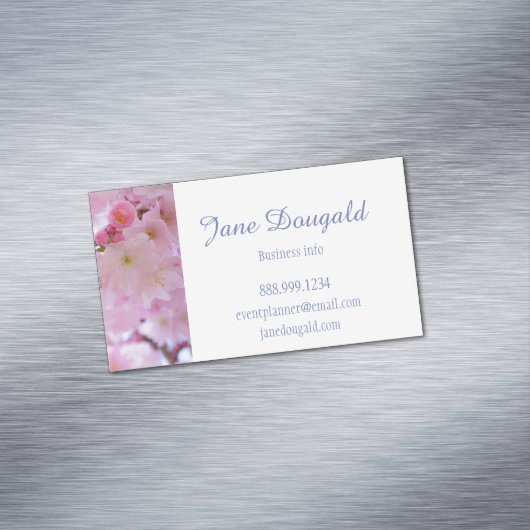 Cherry Blossom Blume Custom Business Card Magnetische Visitenkarte (Beispiel)