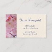 Cherry Blossom Blume Custom Business Card Visitenkarte (Vorderseite)