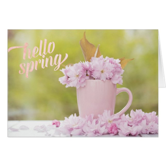 Cherry Blossom Blume Floral Stillleben Frühlingste (Vorderseite (Horizontal))