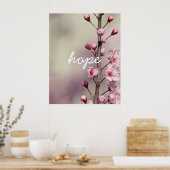 Cherry Blossom Blume Hoffnung Poster (Küche)