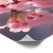 Cherry Blossom Blume Kunst, Dichtung und Musik Poster (Ecke)