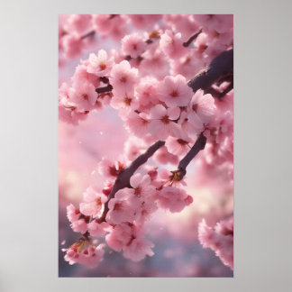 Cherry Blossom Blume Kunst, Dichtung und Musik Poster
