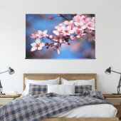 Cherry Blossom Blume Leinwanddruck (Insitu (Schlafzimmer))