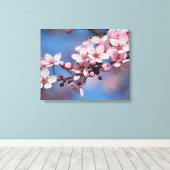 Cherry Blossom Blume Leinwanddruck (Insitu (Holzboden))