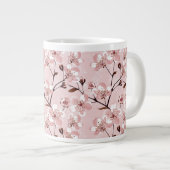 Cherry Blossom Blume Muster Jumbo-Tasse (Vorderseite Rechts)