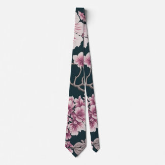 Cherry Blossom Blume Muster Krawatte