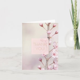 Cherry Blossom Blume Vielen Dank Dankeskarte