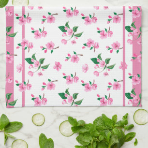Cherry Blossom Blumencotattaccore Geschirrtuch