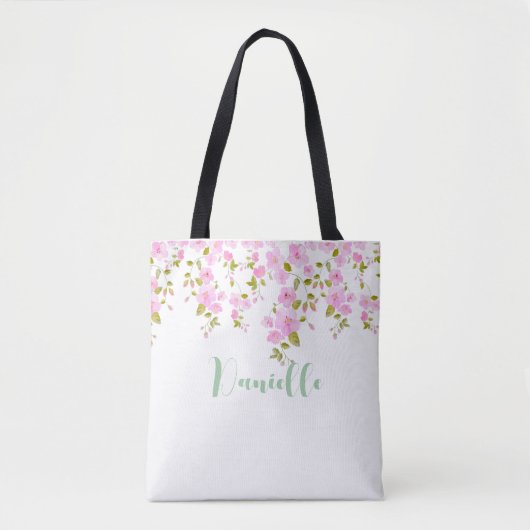 Cherry Blossom Blumendesign Custom Tasche (Vorderseite)