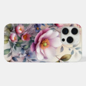 Cherry Blossom Blumenfreude im Wasser iPhone Hülle (Rückseite (Horizontal))