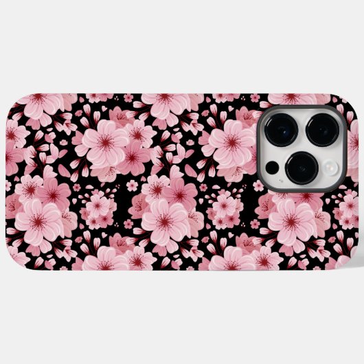 Cherry Blossom Blumenmuster-Design Case-Mate iPhone Hülle (Rückseite (Horizontal))