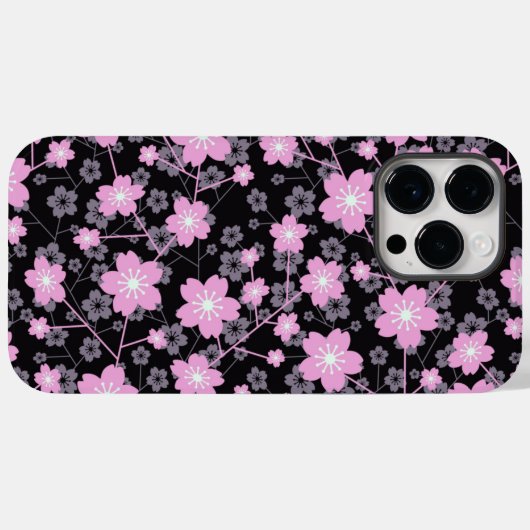 Cherry Blossom Blumenmuster-Design Case-Mate iPhone Hülle (Rückseite (Horizontal))