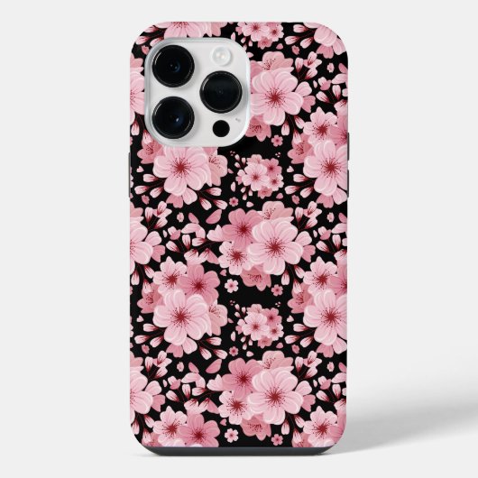 Cherry Blossom Blumenmuster-Design iPhone Hülle (Rückseite)