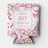 Cherry Blossom Blumenüberraschung Rosa Geburtstag Dosenkühler (Vorderseite)