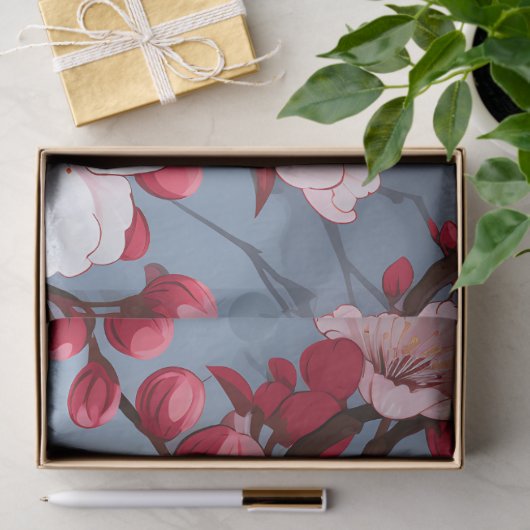 Cherry Blossom Blumenzwiebelpapier Seidenpapier (Geschenk)