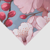 Cherry Blossom Blumenzwiebelpapier Seidenpapier (Detail)
