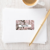 Cherry Blossom Book Label Adressaufkleber (Insitu)