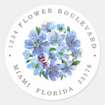 Cherry Blossom Bouquet Botanische Rücksendeadresse