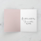 Cherry Blossom Bouquet Karte (Innenseite)