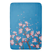 Cherry Blossom Branchen Custom Bath Mat Badematte (Vorderseite Vertikal)