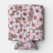 Cherry Blossom Branchen Wasserfarben Muster Dosenkühler (Rückseite)