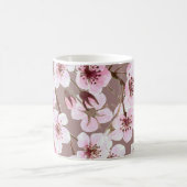 Cherry Blossom Branchen Wasserfarben Muster Kaffeetasse (Mittel)