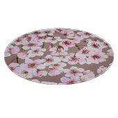 Cherry Blossom Branchen Wasserfarben Muster Schneidebrett (Ecke)