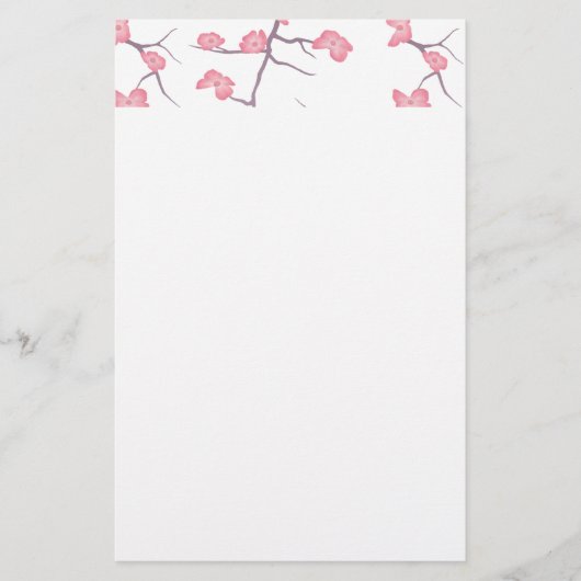 Cherry Blossom Branches Briefpapier (Vorderseite)