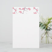 Cherry Blossom Branches Briefpapier (Stehend Vorderseite)