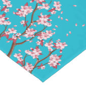 Cherry Blossom Branches Custom Table Runner Kurzer Tischläufer (Ecke)