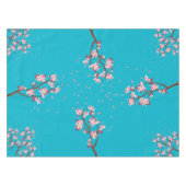 Cherry Blossom Branches Custom Table Tuch Tischdecke (Vorderseite (Horizontal))