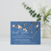 Cherry Blossom Bridal Dusche Einladung (Stehend Vorderseite)