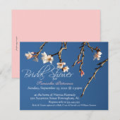 Cherry Blossom Bridal Dusche Einladung (Vorne/Hinten)