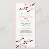 Cherry Blossom Bridal Dusche Einladung (Vorne/Hinten)