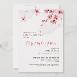 Cherry Blossom Bridal Dusche Einladung