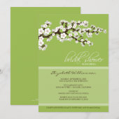 Cherry Blossom Bridal Dusche Einladung (Apfel) (Vorne/Hinten)